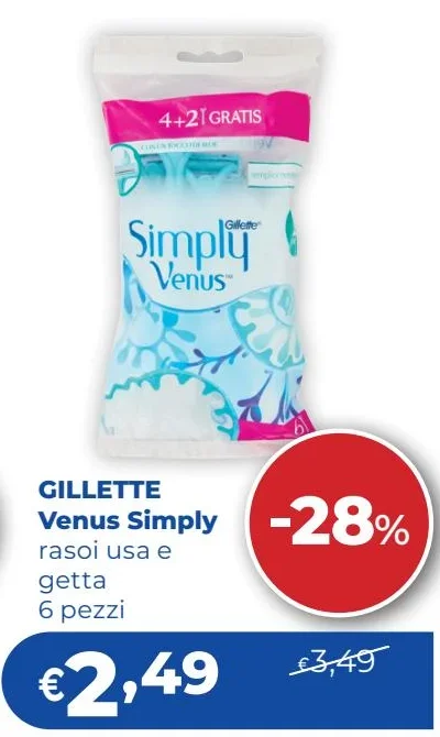 Ritaglio volantino Acqua & Sapone - Offerta Acquaesapone ritaglio pag10 gillette valida dal 11/10 al 01/11