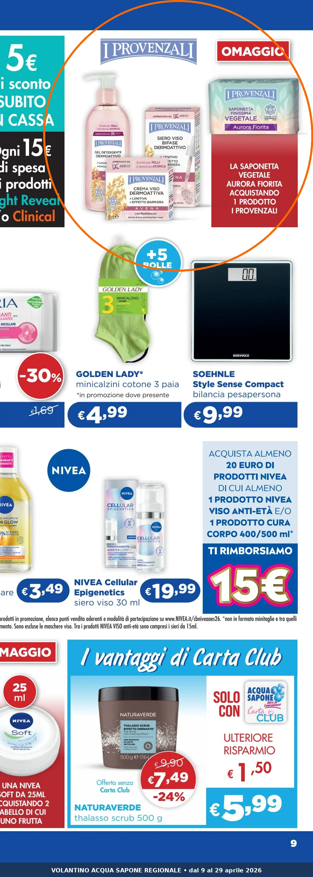 Ritaglio volantino Acqua & Sapone - Offerta Ritaglio pag09 provenzali valida dal 09/04 al 29/04