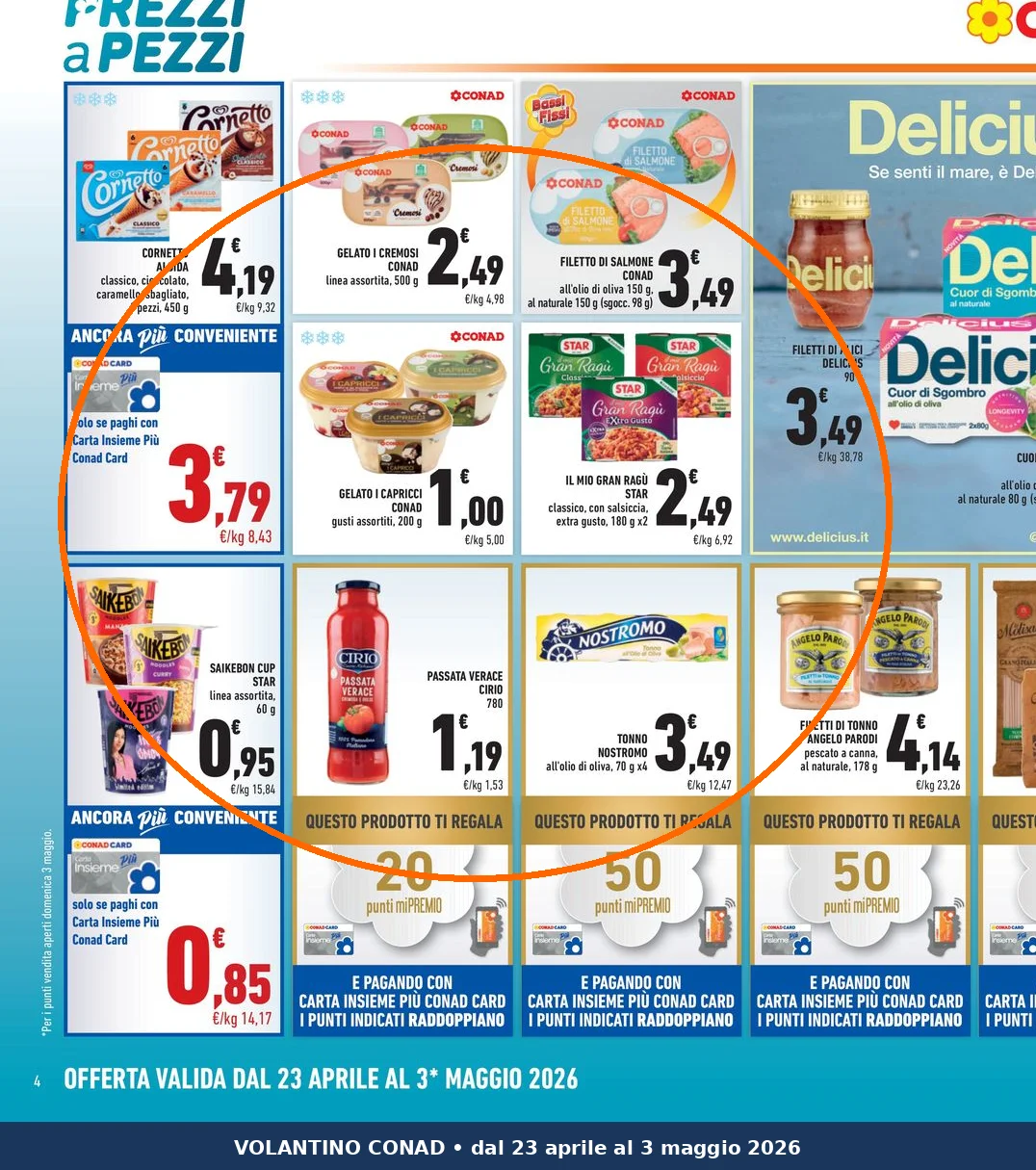 Ritaglio volantino Conad - Offerta Ritaglio pag04 star valida dal 23/04 al 03/05