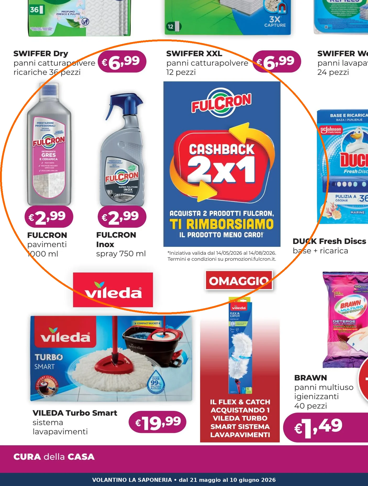 Ritaglio volantino La Saponeria - Offerta Ritaglio pag15 fulcron valida dal 21/05 al 10/06