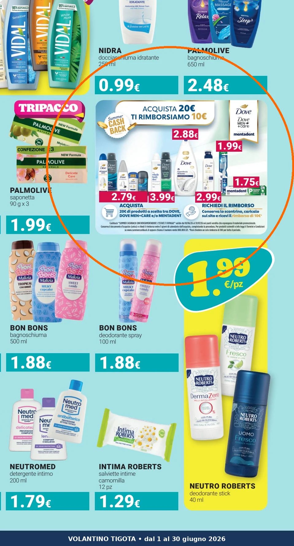Ritaglio volantino Tigotà - Offerta Ritaglio pag06 dove valida dal 01/06 al 30/06