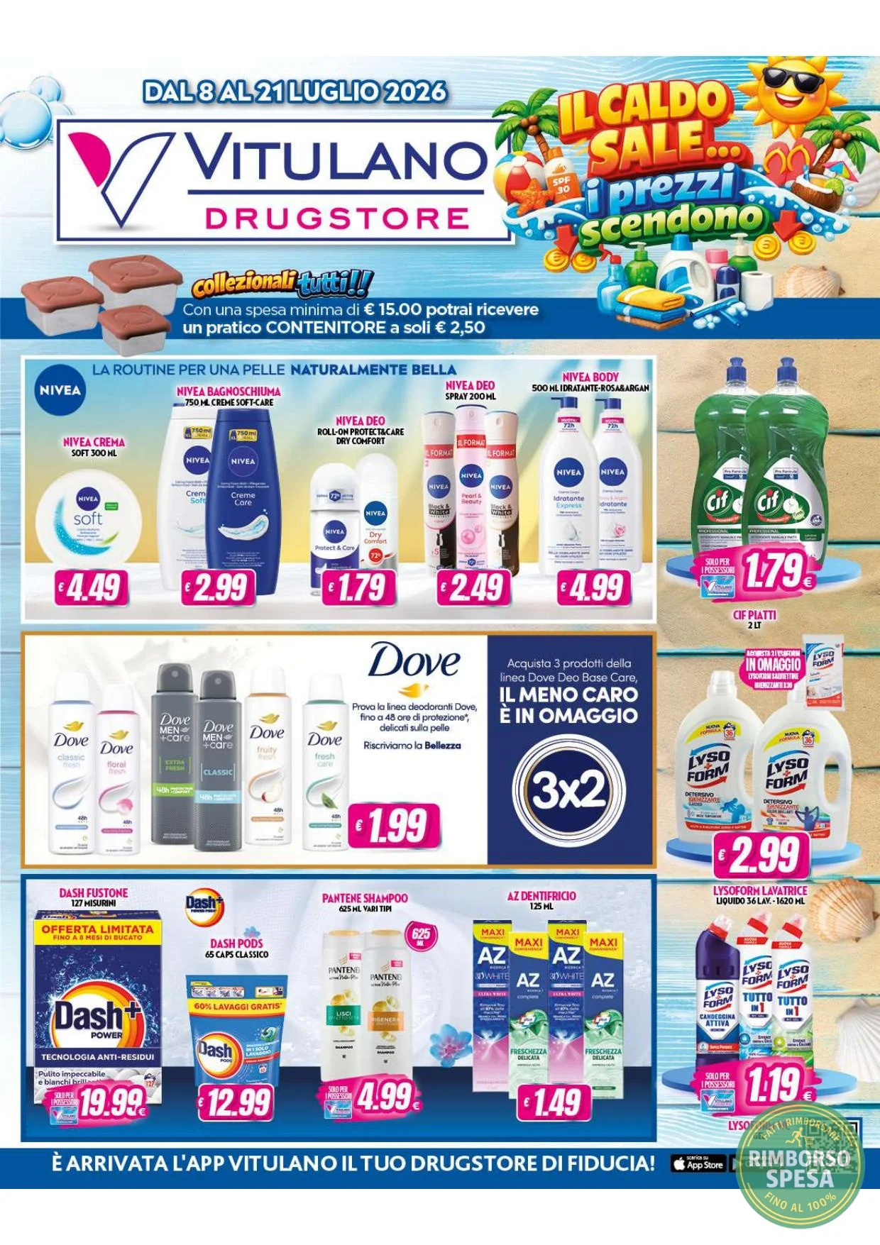 Ritaglio volantino Vitulano - Offerta Copertina Vitulano valida dal 08/07 al 21/07