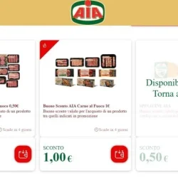 AIA ti regala buoni sconto per la tua spesa!