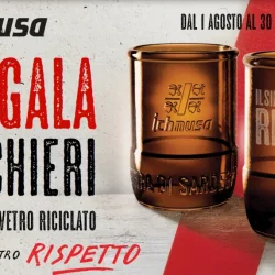 ICHNUSA ti regala due bicchieri in vetro riciclato!