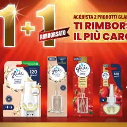 Glade ti rimborsa il prodotto più caro! Compra 2 e ricevi fino a 7,97€