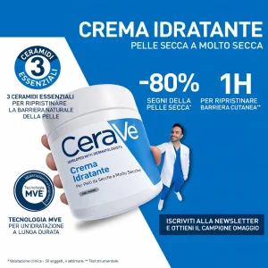 Campione omaggio CeraVe: Crema Idratante Corpo e Viso gratis