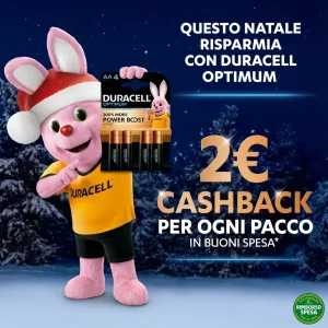 Cashback Duracell: 2€ di Rimborso per Ogni Pacco Batterie