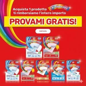 L'Acchiappacolore Provami Gratis: 100% Cashback sul prodotto!
