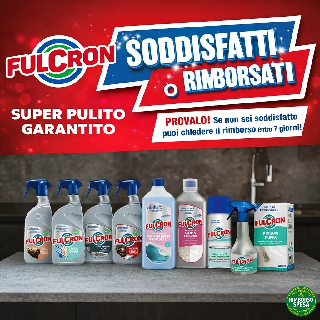Fulcron Soddisfatti o Rimborsati: 100% del Prezzo Indietro