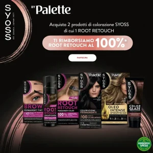 Syoss: Cashback 100% sul Root Retouch (compra 2, rimborso 1)