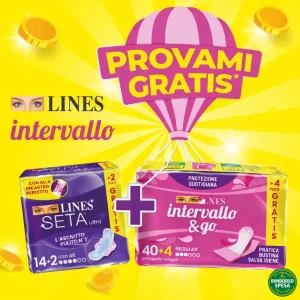 Lines Intervallo Provami Gratis: rimborso fino a 5,50€