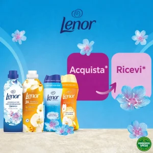 Lenor ti Rimborsa fino a 10 euro su Ammorbidenti e Profumatori