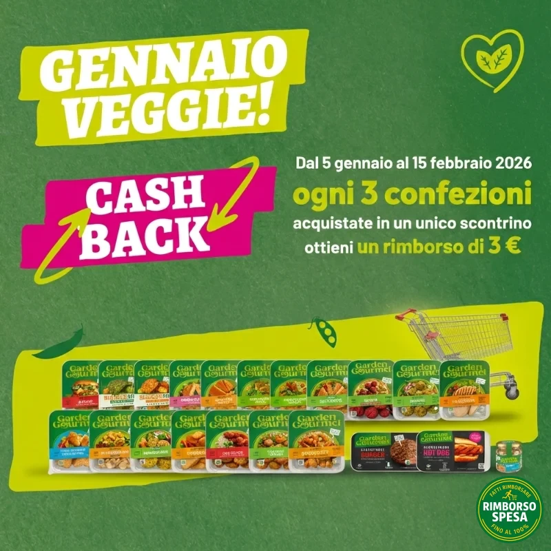 Garden Gourmet ti Rimborsa fino a 15 euro