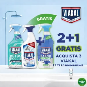 Viakal ti Rimborsa 1 Prodotto su 3 (max 6 euro)