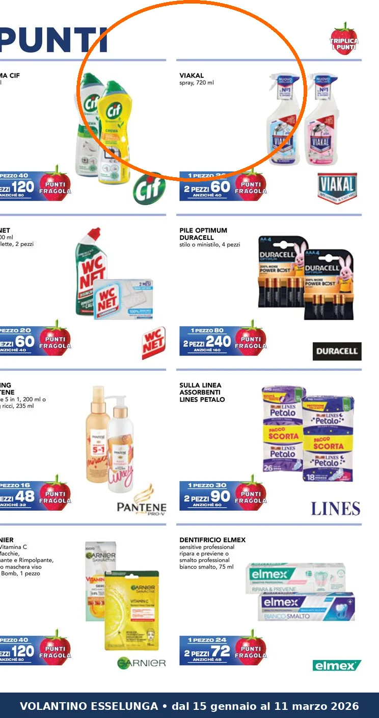 Ritaglio volantino Esselunga - Offerta Viakal