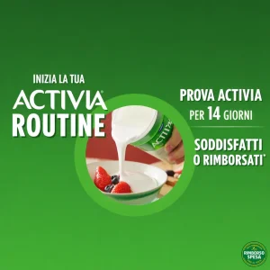 Activia ti Rimborsa il 100% fino a 12,50 euro