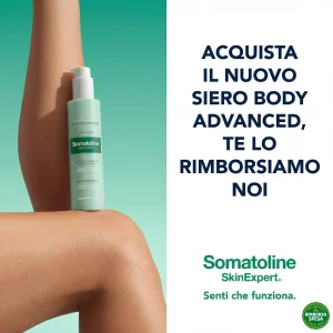 Somatoline ti Rimborsa il 100% sul Nuovo Siero Body Advanced