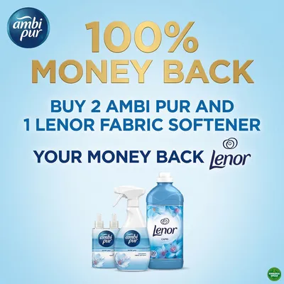 Ambi Pur Regala Lenor: l'Ammorbidente è Rimborsato fino a 9,99 euro
