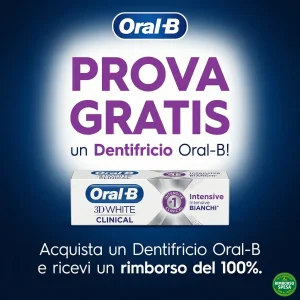 Oral-B ti Rimborsa il 100% sul Dentifricio: Provalo Gratis fino a 10 euro