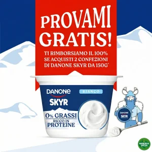 Danone Skyr ti Rimborsa il 100%: Provami Gratis su 2 Confezioni