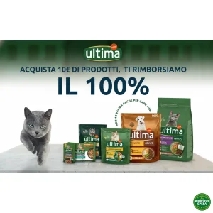 Ultima ti Rimborsa il 100% su Cibo per Gatti e Cani Mini (max 10€)