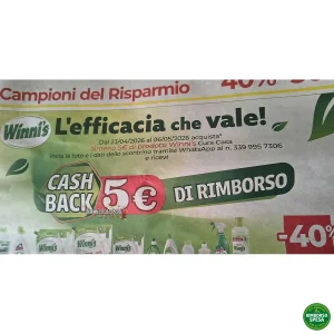 Cashback Winni's: 5€ Rimborsati da CoopFi (L'efficacia che vale)