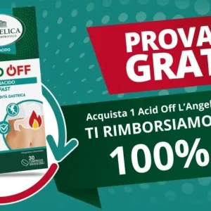 L'Angelica: Provami Gratis Acid Off, rimborso 100%