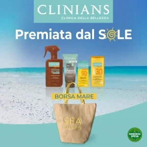 Clinians ti Regala una Borsa Mare: Premiata dal Sole