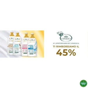 L'Angelica ti Rimborsa il 45%: Cashback sui Bagnodoccia Beauty Essence e Phytolatte