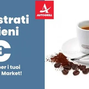 Autogrill: Buono 5€ per Nuovi Iscritti My Autogrill (+ Caffè Omaggio)