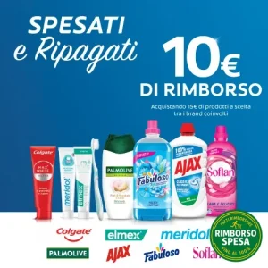 Spesati e Ripagati 2026: 10€ di Rimborso Colgate-Palmolive