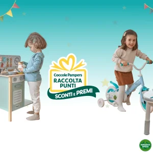 Pampers Regala Premi: Raccolta Punti Coccole 7.0 (Bici, Giochi, Monopattino)