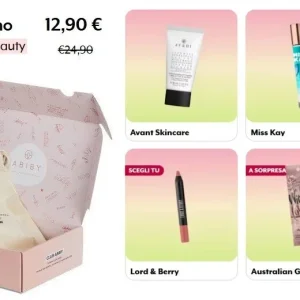 Abiby: Prima Beauty Box da 160€ a Soli 12,90€ (Nessun Vincolo)