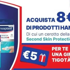 Hansaplast ti Regala una Gift Card Tigotà da 5€