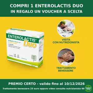 Enterolactis Duo ti Regala un Voucher da 25 o 60 euro