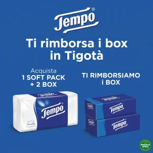 Tempo ti rimborsa i box da Tigotà: fino a 6 euro