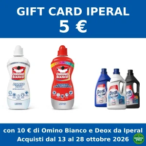 Omino Bianco e Deox ti regalano una Gift Card Iperal da 5 euro