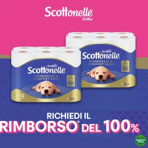 Scottonelle ti Rimborsa il 100% su 2 Confezioni di Carta Igienica da Conad