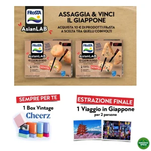 FRoSTA ti regala una Cheerz Box da 25 foto (20,89€) e puoi vincere il Giappone