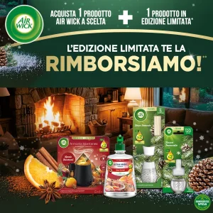 Air Wick ti Rimborsa la Fragranza Invernale: fino a 9,99 euro